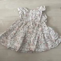 バースデイ cottoli 花柄ワンピース 100cm