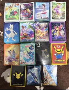 か*た様 ポケモンカード　デッキシールド　デッキケース　まとめ売り　中古のサムネイル