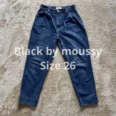 Black by moussy デニムパンツプリーツ　サイズ26