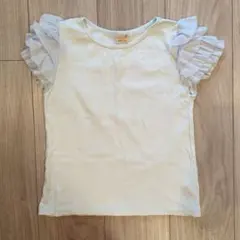 petit main フリル袖 Tシャツ 120