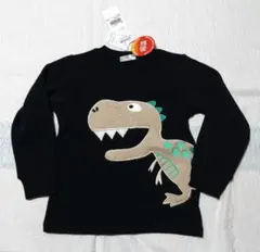 ACOBIA 　紺色　恐竜トレーナー 110　爆温