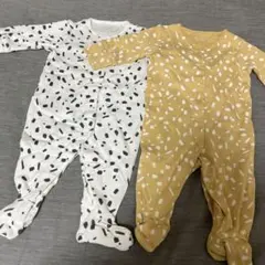 レア★新品★ネクストベビー★足付きロンパース2枚セット