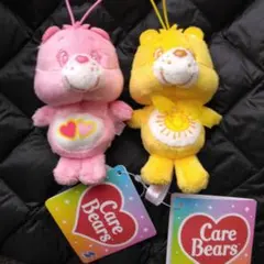 ケアベア ぬいぐるみストラップ 2体セット