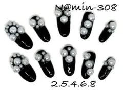 ［308］　在庫一斉処分　ネイルチップ　ロングオーバル　y2k 現品販売