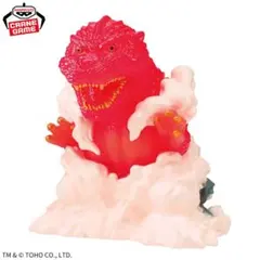 東宝怪獣シリーズ 鎮座獣EX ゴジラ（1995） Bカラー　バーニングゴジラ