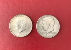 ケネディ ハーフダラー 1964年 1776-1976年 2枚セット - メルカリ