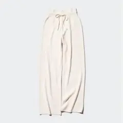 ユニクロ　ウォッシャブルニットリブパンツ
