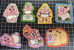 【おぱんちゅうさぎ展】ステッカー７枚&クリアシールセット