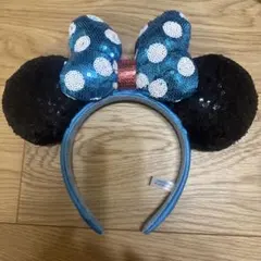 ミニーカチューシャ 水玉 スパンコール