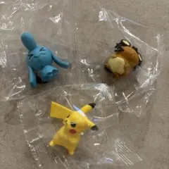 うちのポケモンマスコット　しらんぷり　ピカチュウ デデンネ　ソーナノ　3体セット