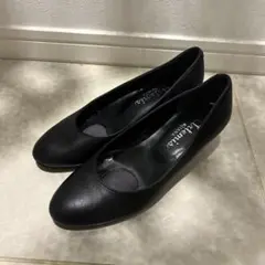 DIANA ブラック ハイヒール パンプス 冠婚葬祭 就活 23cmのサムネイル