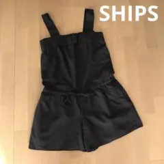 SHIPS オーバーオール ダークブラウン　チェックのサムネイル