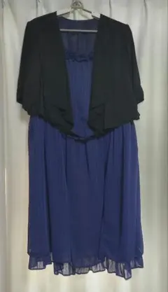 なりもこ様専用 大きいサイズ(3L) 重ね着風パーティードレス