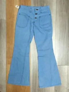 ラングラー 70年代 ビンテージ ボタンフロント フレアパンツ 古着 B105