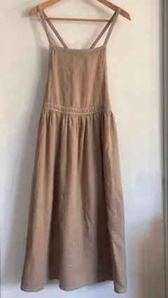 ネストローブ nest Robe リネン　エプロンワンピース ポケット付