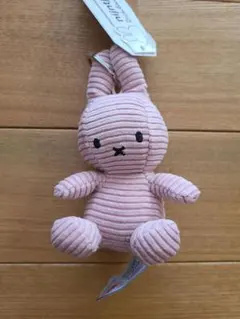 ミッフィー　キーホルダー　コーデュロイ