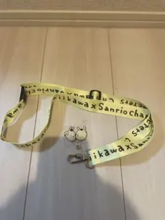 ネックストラップ（うさぎ×ポムポムプリン)ちいかわ　サンリオⅢ