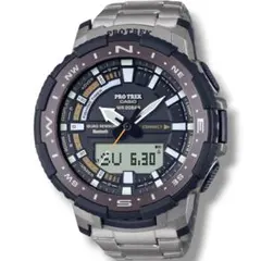 【美品】CASIO カシオ PRO TREK PRT-B70T-7JF チタンのサムネイル