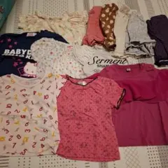 BABYDOLL Hello Kitty他80Tシャツ＆ボトムスまとめ売り12点