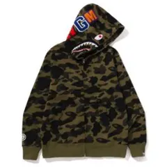 【新品・正規品】A BATHING APE 1St Camo シャーク パーカー