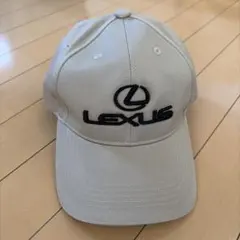 LEXUS オリジナルキャップ ベージュ 3D刺繍ロゴ