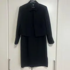 礼服ブラックスーツ　ワンピースセット　９号　美品