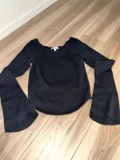 ユニクロ マメクロゴウチ ニット 3Dリブ スクエアネック セーター　M 黒