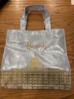 Harrods ハロッズ トートバッグ ライトブルーのサムネイル