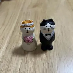 マ*ン様 ウェディングマスコット ペア【猫】新郎新婦