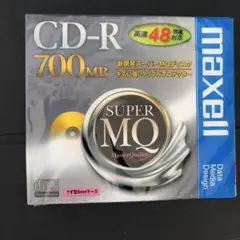 maxell CD-R 700MB 48倍速対応 5mmケース