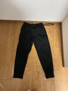 ブラック ジョガーパンツ ドローストリング