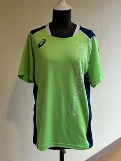 asics A77 半袖 Tシャツ ライムグリーンのサムネイル