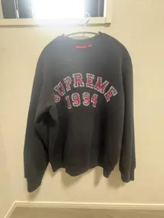 Supreme Plaid Arc Crewneck S Black 完売品 - メルカリ