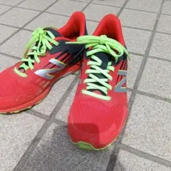New Balance HANZO ランニングシューズ レッド 22.5