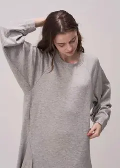 PINUE ピヌエ シャツスリーブニット ロングワンピース - メルカリ