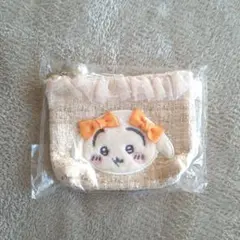 【新品未使用タグ付】ちいかわ ツイードティッシュポーチ うさぎ リボンコスメ