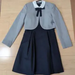 165cm フォーマルワンピースセット（グレー・ネイビー）