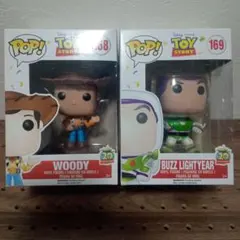 ファンコポップ　トイ・ストーリー　ウッディ＆バズ・ライトイヤー フィギュアセット