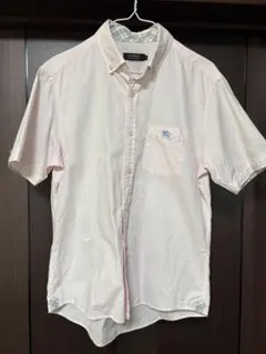 BURBERRY BLACK LABEL 半袖シャツ サイズ2 ピンク