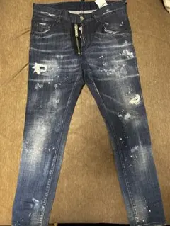 DSQUARED2　黒スケーターフロントジップ DSQUARED2 スケーターデニム フロントジップ サイズ48 - メルカリ