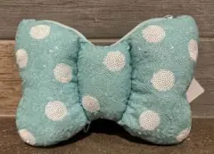 東京ディズニーランド ミニー リボン 水色 ショルダーバッグ スパンコール