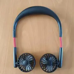 首掛け扇風機 ハンディファン ネックファン ブラック