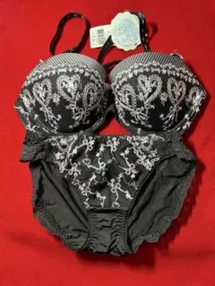 トリンプアモスタイル夢みるブラエアリーさららD75 とショーツ新品未使用タグ付き