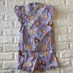 Disney プリンセス 甚平 110 女の子 夏祭り パジャマ