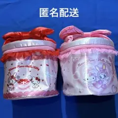メゾピアノ×ハローキティ バニティポーチ　チェリー•エンジェル　全2種セット