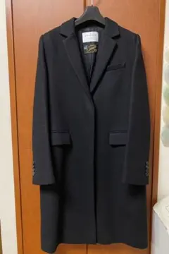 トゥモローランド　マカフィー　チェスターコート　カシミヤ　ブラック