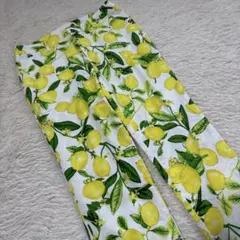 美品　JUNKO SHIMADA part2 レモン柄 クロップドパンツ 総柄のサムネイル