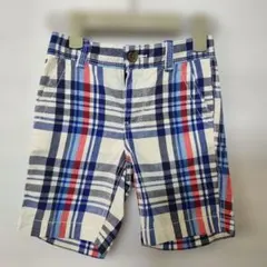 TOMMY HILFIGER 110cmくらい チェック柄ハーフパンツ 5