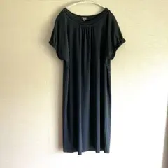 【SONIA RYKIELCollection】紺ドルマンスリーブ半袖ワンピースのサムネイル