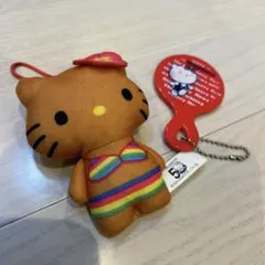 ハローキティ マクドナルド ぬいぐるみ キーホルダー 日焼けキティ と ミラー